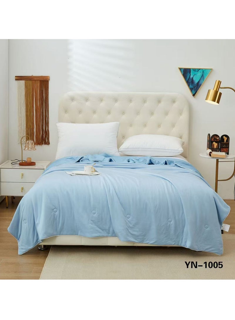 ShinyFlower Cooling Technology Summer Comforter With 100% Polyamide Fabric And Cooling Fill Ultra-Soft Lightweight Quilt Single Size 160x220cm Double Size 220x240cm - Image 3