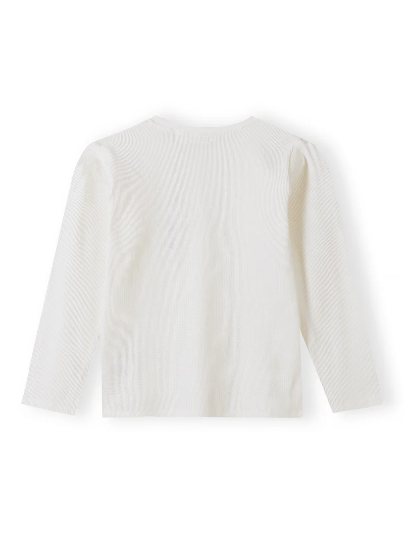 MINOTI Kids Boys  Waffle Henley Tee