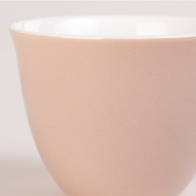 Dallaty beige glass and porcelain Tea and coffee cups set 18 pcs - Image 4