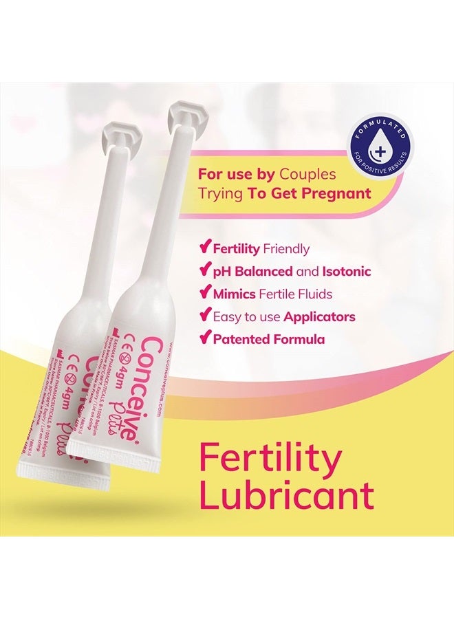 Conceive Plus زيت ترطيب الخصوبة كونسييف بلس - للنساء اللواتي يحاولن الحمل، 8 × 4 جرام من أدوات التطبيق المعبأة مسبقًا - Image 3