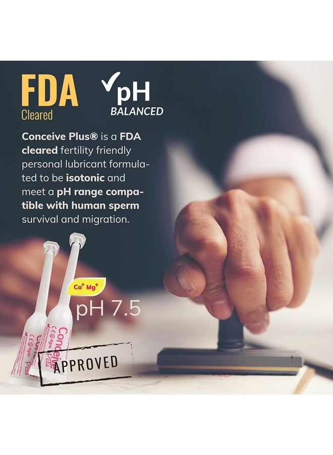 Conceive Plus زيت ترطيب الخصوبة كونسييف بلس - للنساء اللواتي يحاولن الحمل، 8 × 4 جرام من أدوات التطبيق المعبأة مسبقًا - Image 5