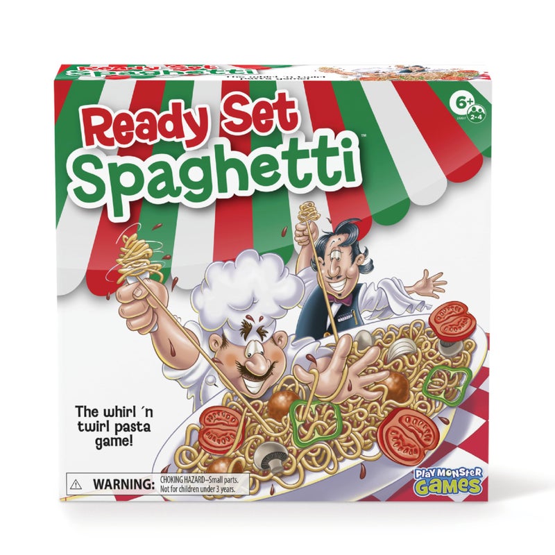 PlayMonster Ready Set Spaghetti Board Game â€“ Kids Games, Family Game, Multi-Player, Board Games for Family Night, Preschool Toys, Hand-Eye-Coordination Game, Ages 6+ - Image 1