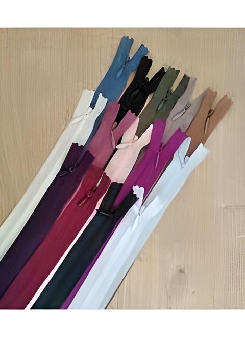 ClickClick BUY Mixed Color 40 cm Hidden Zipper 14 Pieces