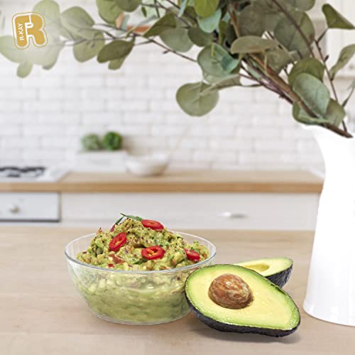 R-Kay 6 Oz Clear Plastic Small Bowls - 50 Pack Disposable Heavy Duty Dessert Bowls With Ice Cream and Salsa (6 OZ, 50 Count) - Image 3