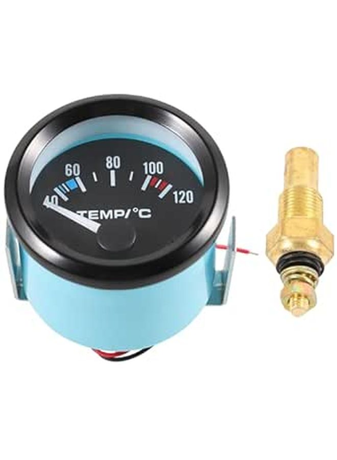 Universal 52mm 12v Car Water Temperature Gauge With Sensor Assembly For Vehicle Cooling System Monitoring - Image 1