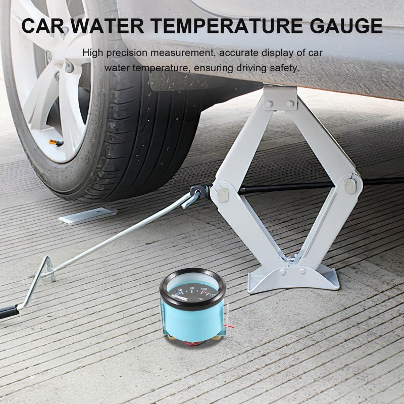 Universal 52mm 12v Car Water Temperature Gauge With Sensor Assembly For Vehicle Cooling System Monitoring - Image 5