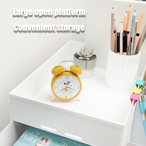 Recluse Premium Office Desk Organizer with Drawers | Stylish Multi-Compartment Storage for Pens, Files, Stationery & Accessories | Durable, Space-Saving Desktop Organizer for Home & Workspace (White) - Image 4