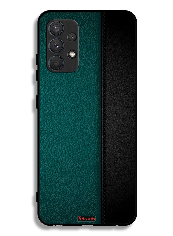 Tolwak Samsung Galaxy A32 4G Protective Case Cover Leather Pattern - Image 1