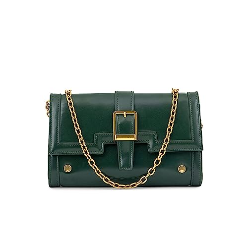 Miraggio Women Luna Sling Wallet With Detachable Chain Strap | Wallet Stylish |Casual Sling Bags Latest, Green - Image 1