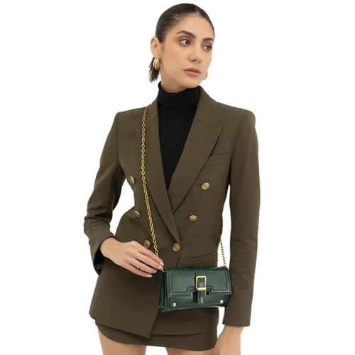Miraggio Women Luna Sling Wallet With Detachable Chain Strap | Wallet Stylish |Casual Sling Bags Latest, Green - Image 2