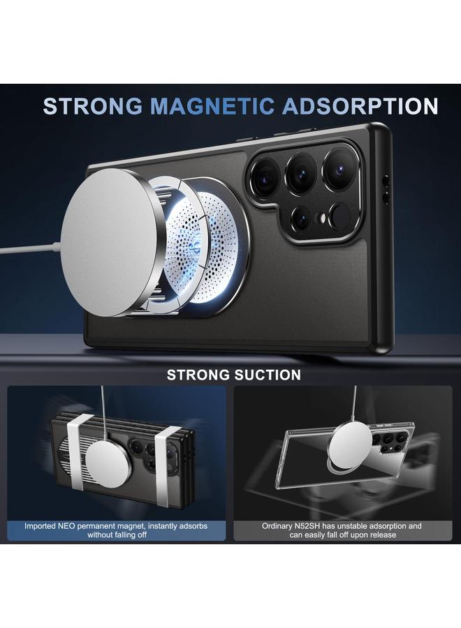 erorex Case For Samsung Galaxy S25 Ultra 5G Heat Dissipation Aromatherapy MagSafe Holder Phone Case - Image 2