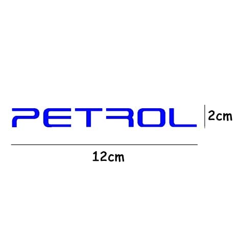 Careflection Petrol Sticker for Car Fuel Tank, Branded self Adhesive Vinyl Sticker(12cm X 2cm) Blue - Image 4