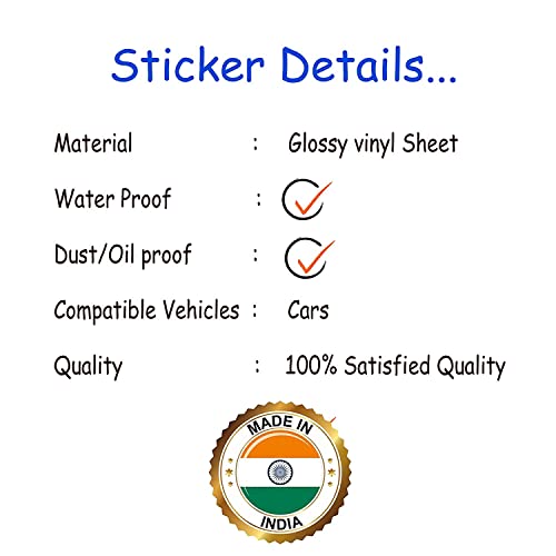 Careflection Petrol Sticker for Car Fuel Tank, Branded self Adhesive Vinyl Sticker(12cm X 2cm) Blue - Image 5