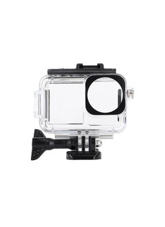 O Ozone Waterproof Housing Case Compatible with DJI Osmo Action 3 Camera Transparent Case with Bracket Accessories Protective Shell Cover [ Underwater Dive Case Camera Accessories] - Black  - Image 1