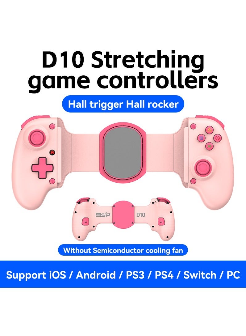 جهاز تحكم للألعاب D10 الممتد لجهاز PS4 والأندرويد / iOS والأجهزة اللوحية وجهاز تحكم Nintendo Switch وجهاز تحكم Xbox للبث (وردي) - Image 2