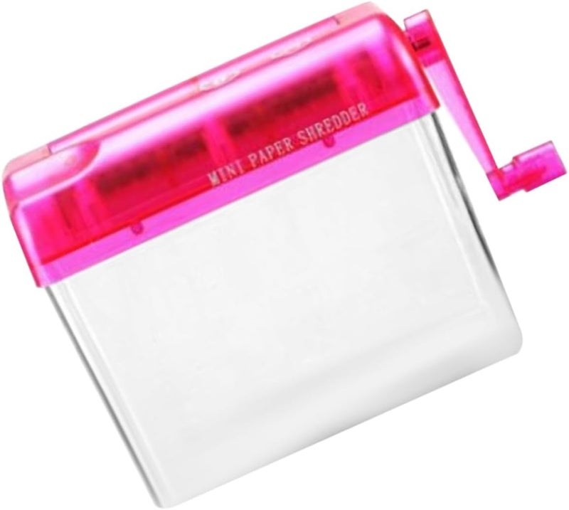 DOITOOL Convenient Manual Hand Shredder for Office and Home Use Portable Small Paper Shredder with Wear Resistant Design Suitable for Bills Receipts Documents and Cardstock Easy to Operate - Image 1