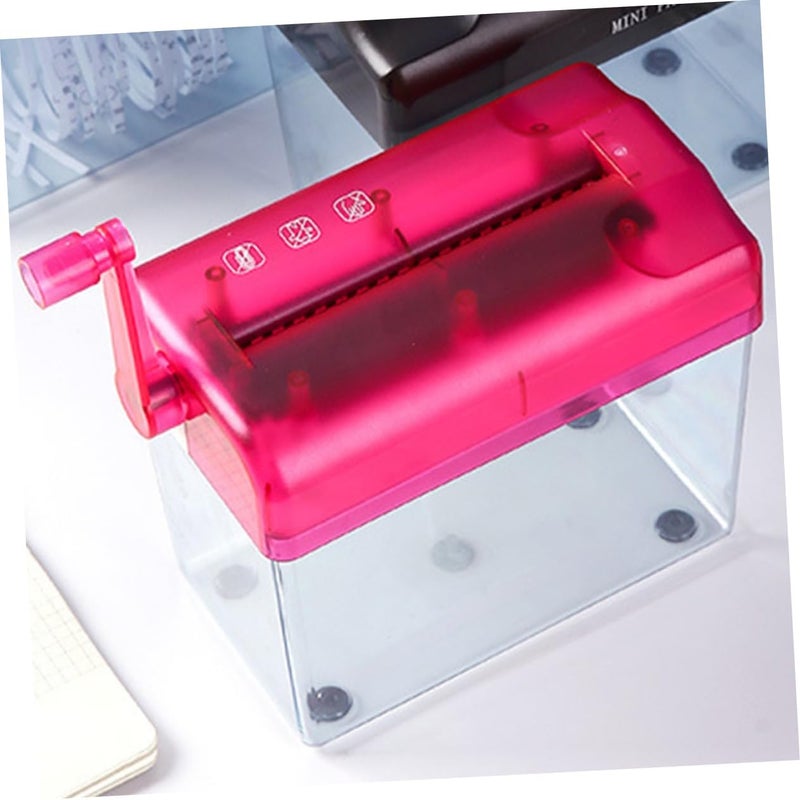 DOITOOL Convenient Manual Hand Shredder for Office and Home Use Portable Small Paper Shredder with Wear Resistant Design Suitable for Bills Receipts Documents and Cardstock Easy to Operate - Image 4