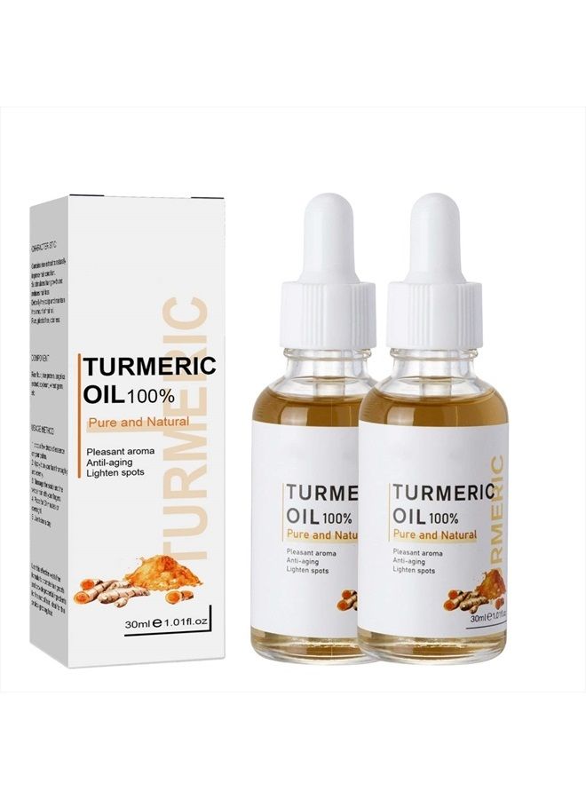 CROOT 2022 New Turmeric Dark Spot Corrector Serum，Natural Turmeric Dark Spot Corrector Serum for Face， Skin Care Moisturizing Serum(2PCS-60ml) - Image 1