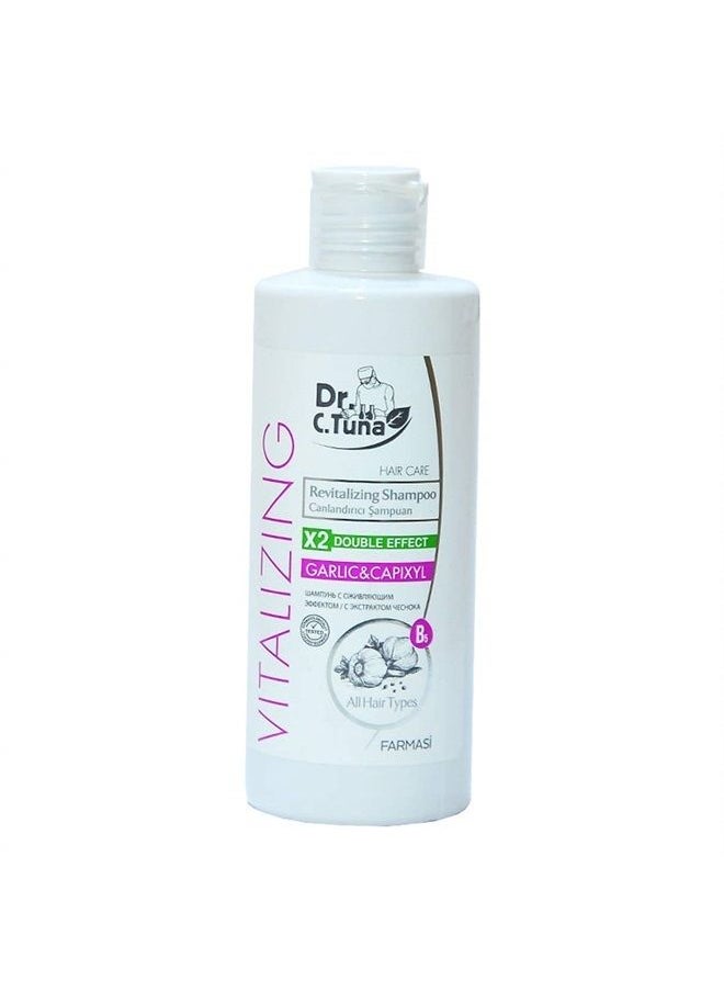 FARMASI - Dr C Tuna Vitalizing Garlic & Capixyl Shampoo 225 ml - Image 1