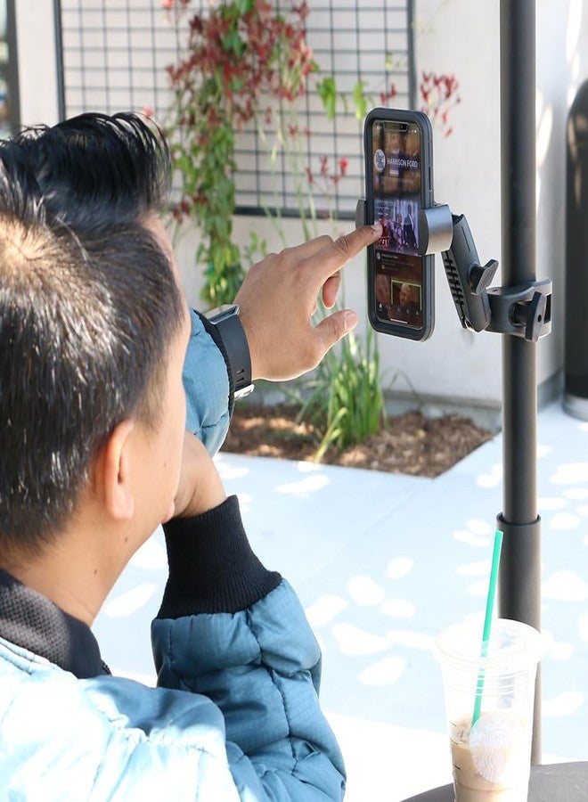 Arkon حامل الهاتف ARKON Mounts RoadVise مع مشبك قوي وزر أمان - Image 5