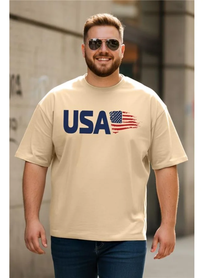 Veirdo Veirdo Men’s Oversized , Plus Size  & Regular Fit T-Shirt | Premium Cotton Casual Tee