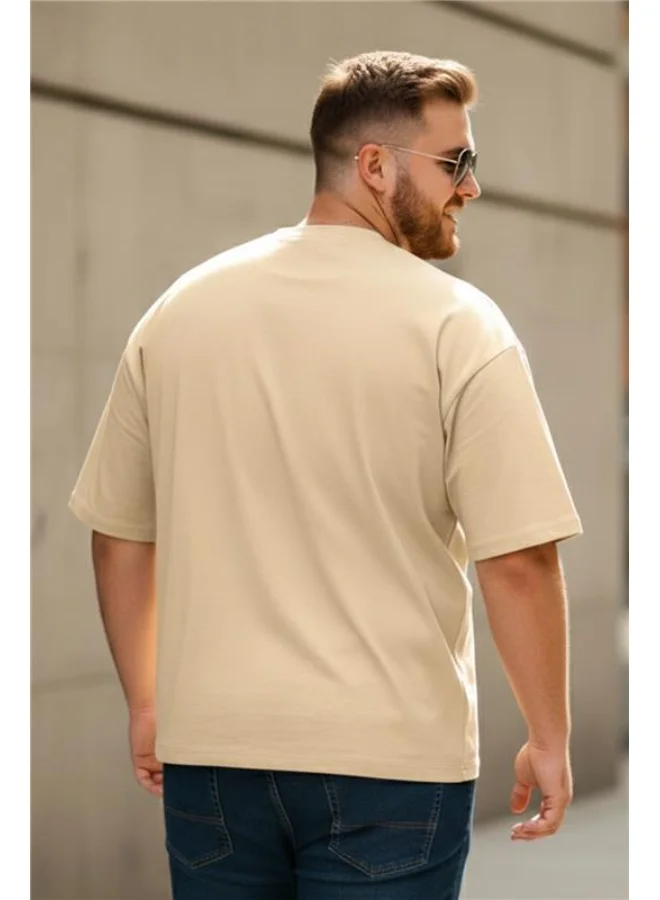 Veirdo Veirdo Men’s Oversized , Plus Size  & Regular Fit T-Shirt | Premium Cotton Casual Tee