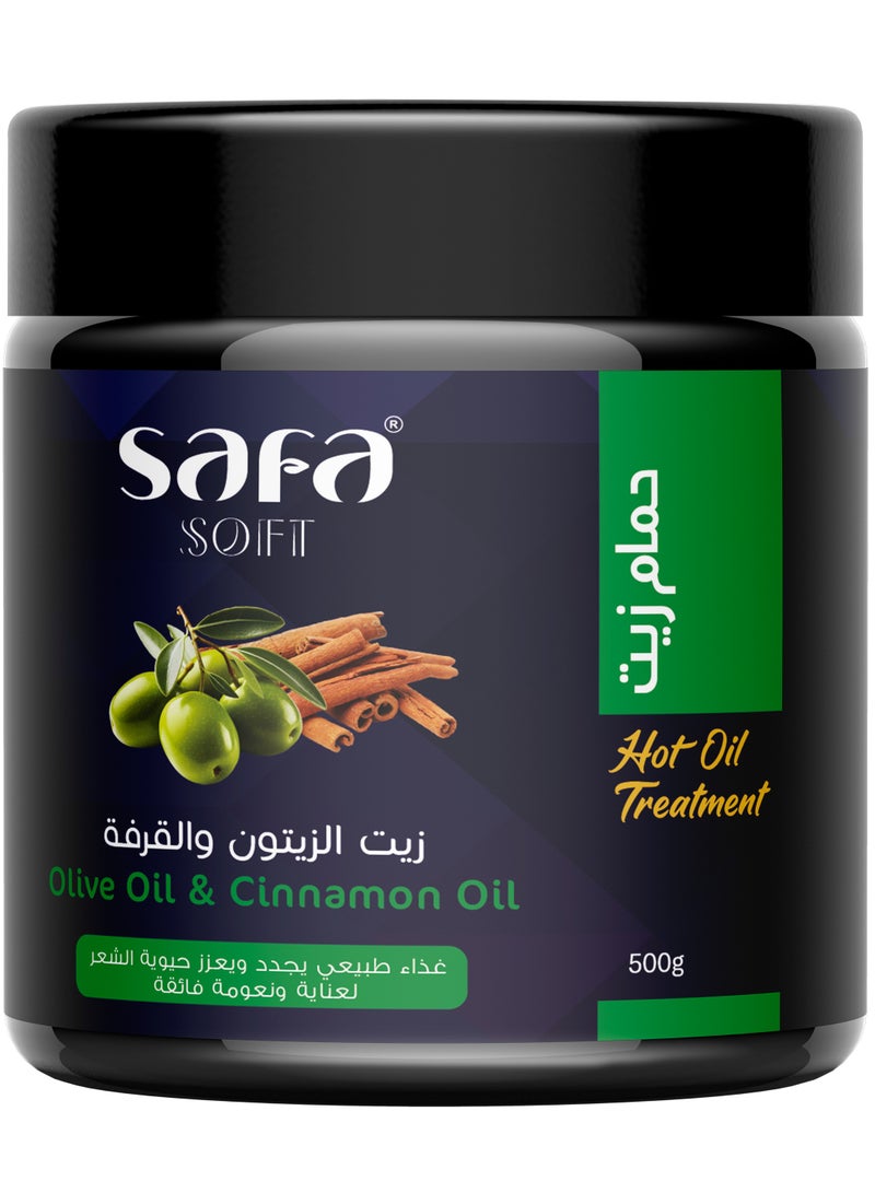 صفا سوفت حمام زيت - زيت الزيتون والقرفة (500جم) - Image 2