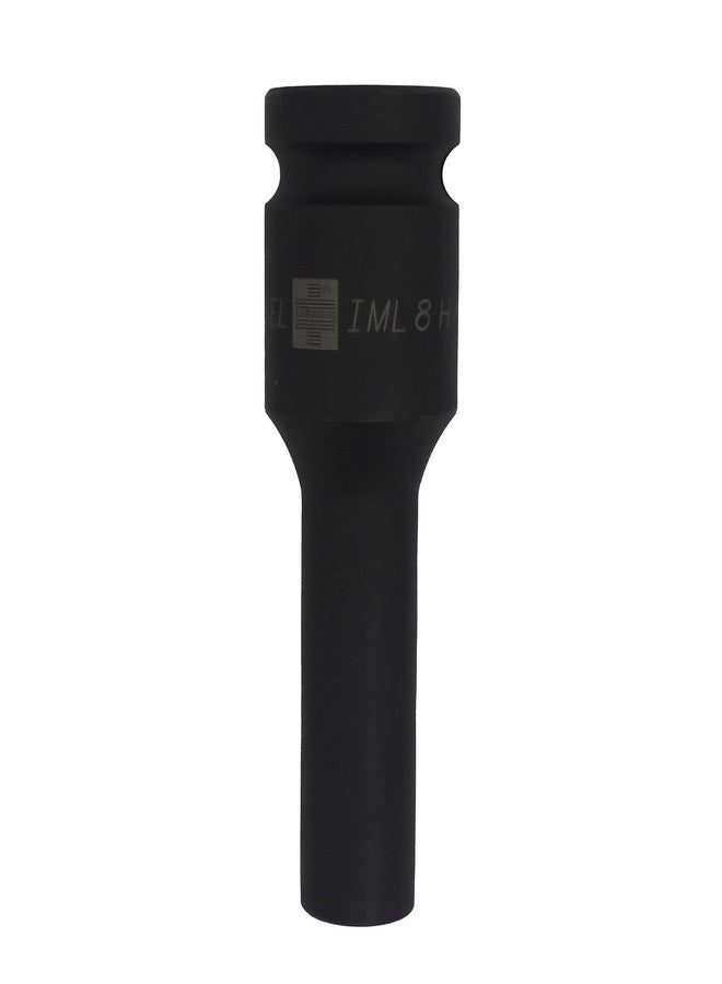 TAPARIA Deep Impact Socket IML 8H, 1/2" (12.7mm) Square drive size, Chrome-Molybdenum Steel for durability and long life, 6 Point Impact Socket for Automobile, Industrial, Construction, Professional