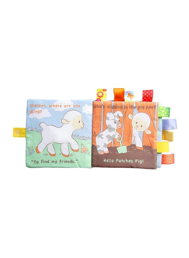 NIBEMINENT Silly Farm Early Learning Soft Fabric Book - Image 3