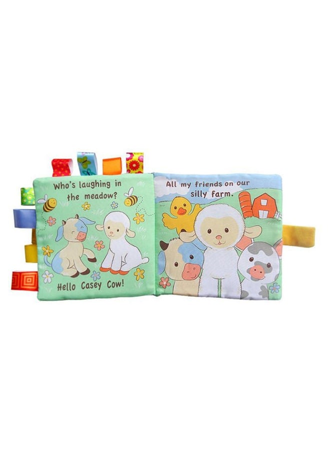 NIBEMINENT Silly Farm Early Learning Soft Fabric Book - Image 4