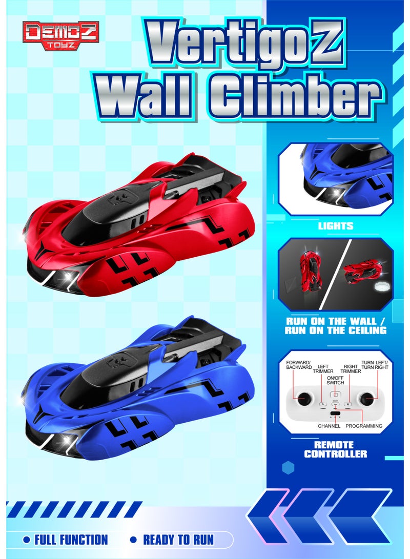 Power Joy Demoz IR VertigoZ Remote Control Wall Climber Car with Light, Assorted 1 Piece (Color May Vary) | Climbing walls, ceiling and other vertical surfaces | Car for Display | Toy Vehicle | Gift for Collectors and Kids | 1 Car Only - Image 4