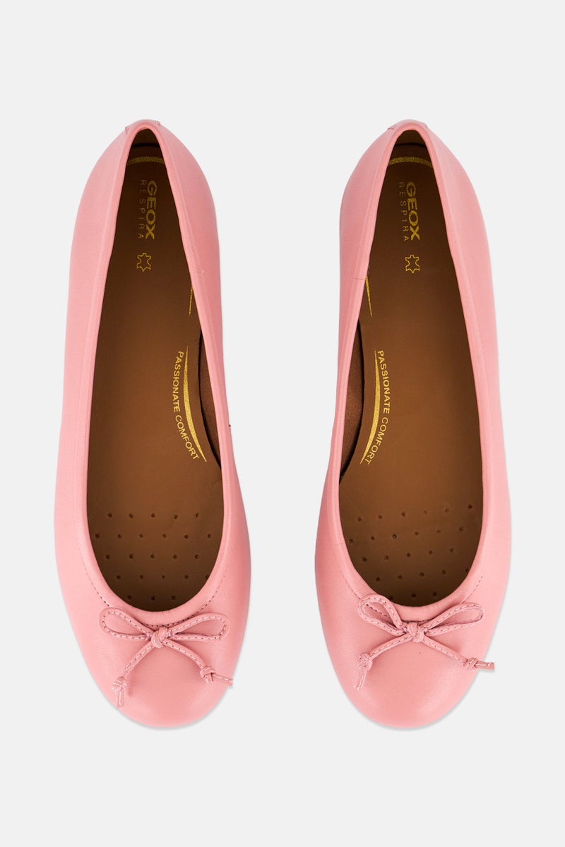 GEOX أحذية فلات نسائية بالماريا، وردي زهري - Image 3