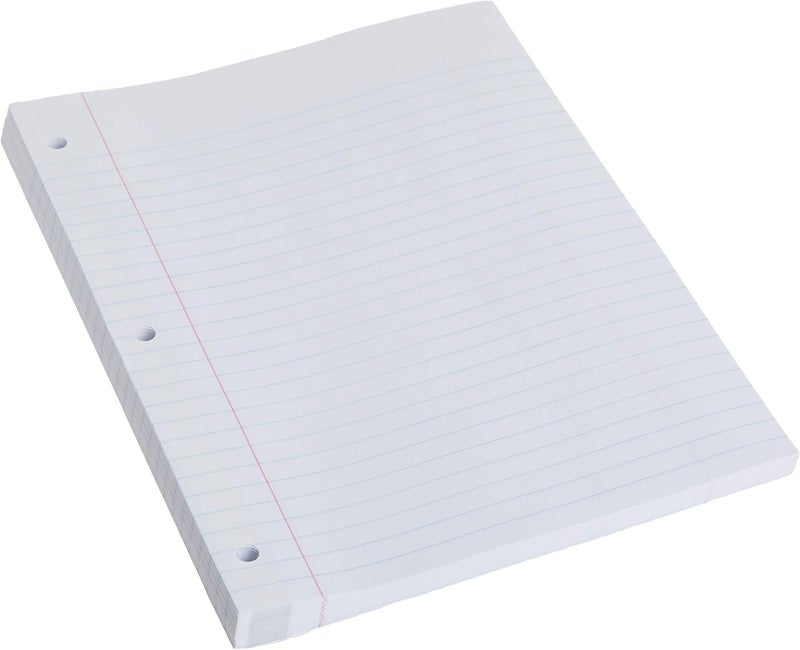 Mead Loose Leaf Paper, Wide Ruled Filler Notebook Paper, Reinforced, 8" x 10-1/2", 100 Sheets, Fits 3-Ring Binder (15006) - Image 4