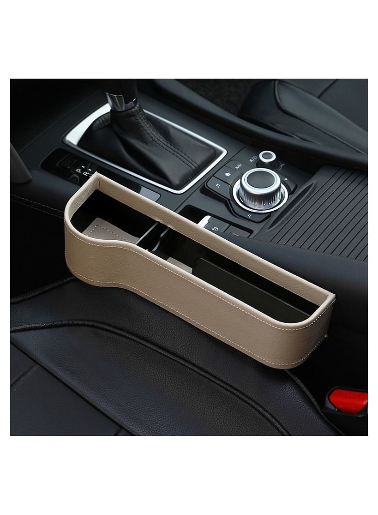 Generic 2 Piece Set (Main Driver / Passenger) Car Seat Crevice Organizer Multifunctional Crevice Storage Box Car Supplies Car Built In Stuff Bag Organizer - Image 2