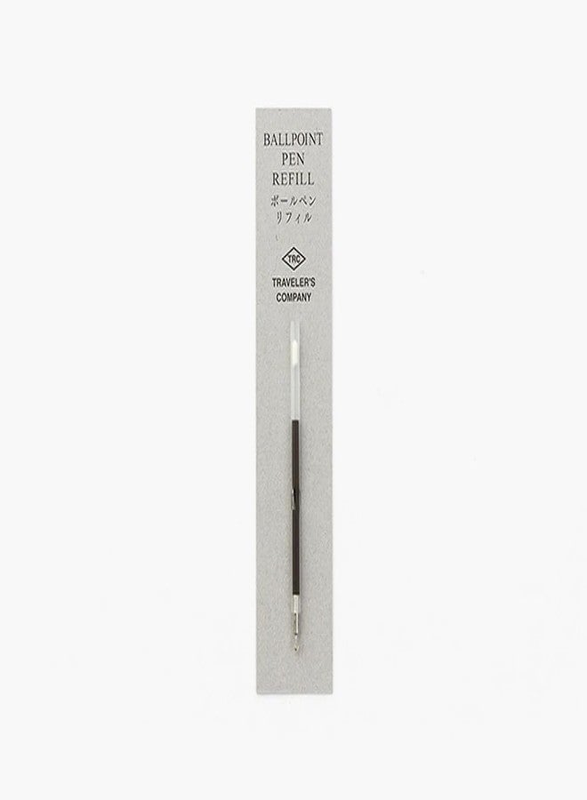 Midori Brass Ballpoint Pen Refill 0.5mm - Black Ink - Image 1