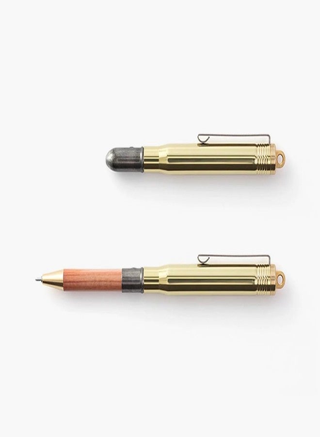 Midori Brass Ballpoint Pen Refill 0.5mm - Black Ink - Image 2