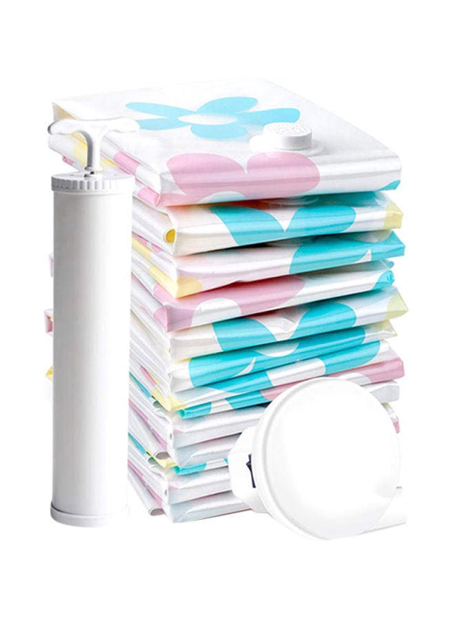 NIBEMINENT 11-Piece Thick Storage Vacuum Bag Set Multicolour 100 x 80centimeter - Image 1