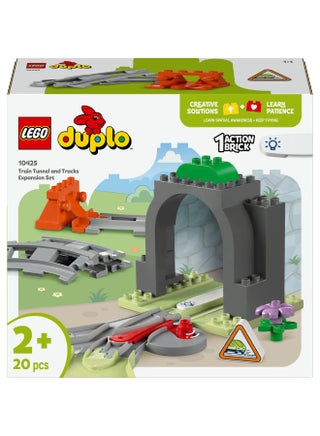 DUPLO Train Tunnel and Tracks Expansion Set Toy 10425 (Age 2+, 20 Pieces) - view 2