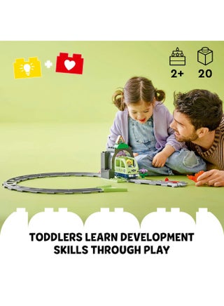 DUPLO Train Tunnel and Tracks Expansion Set Toy 10425 (Age 2+, 20 Pieces) - view 3