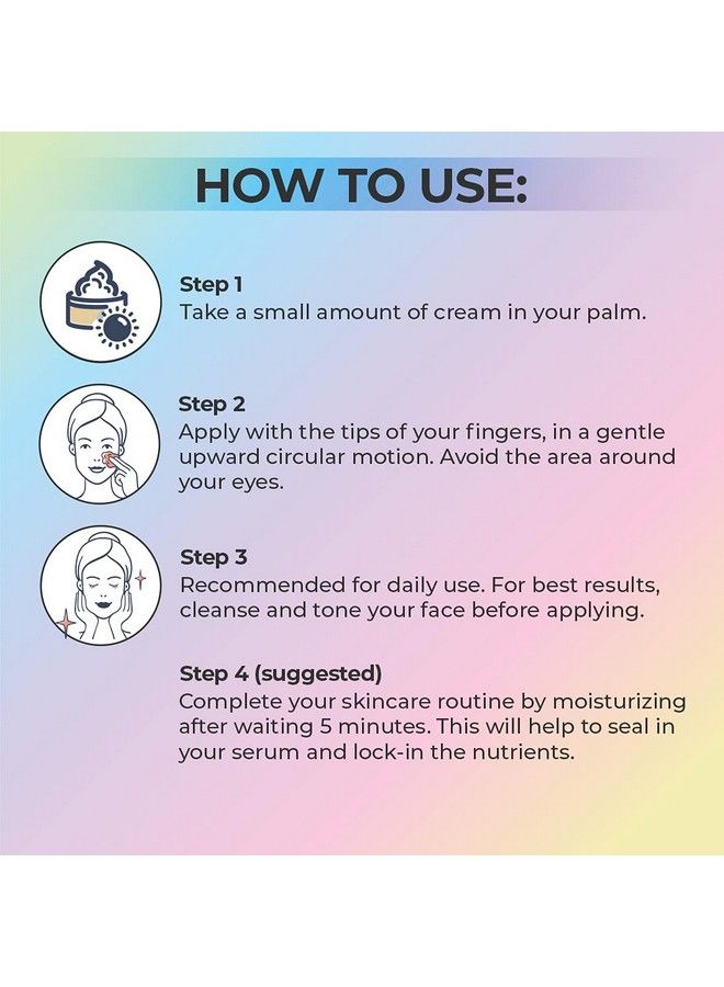 CIEL Anti Ageing Day Cream For Glowing Skin Moisturizer With Vitamin C & Hyaluronic Acid For Intense Hydration & Radiant Skin; Fades Wrinkles & Fine Lines Boosts Collagen For All Skin Types 50G - Image 5