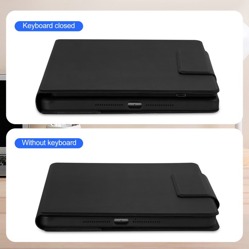 لوحة مفاتيح مغناطيسية + غطاء لأجهزة iPad iPad air iPad Pro11 بحجم 10.2/10.9/11 بوصة - غطاء لوحة مفاتيح منفصلة مغناطيسي - Image 5