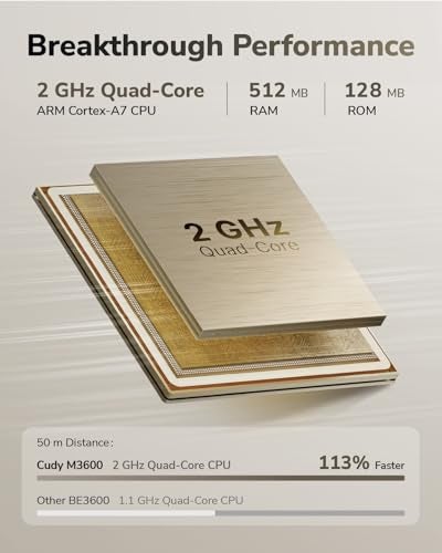 cudy نظام واي فاي ميس Cudy ثنائي النطاق BE3600، 3.6 جيجابت في الثانية 160 ميغاهرتز، تغطية تصل إلى 7000 قدم مربع، 3 منافذ جيجابت، متوافق مع متعدد الشبكات الافتراضية الخاصة، تحكم عبر تطبيق Cudy (حزمة M3600 3) - Image 4