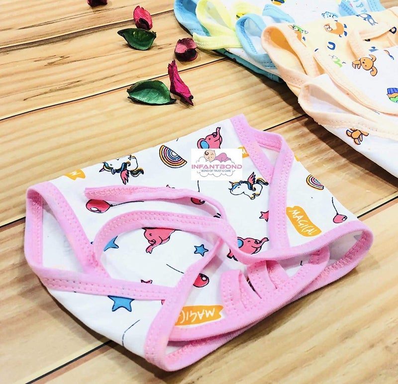 Infantbond Baby Super Soft Cotton Single Layer Cloth Nappies(0-4 Months)(Assorted) (Pack of 24) - Image 4