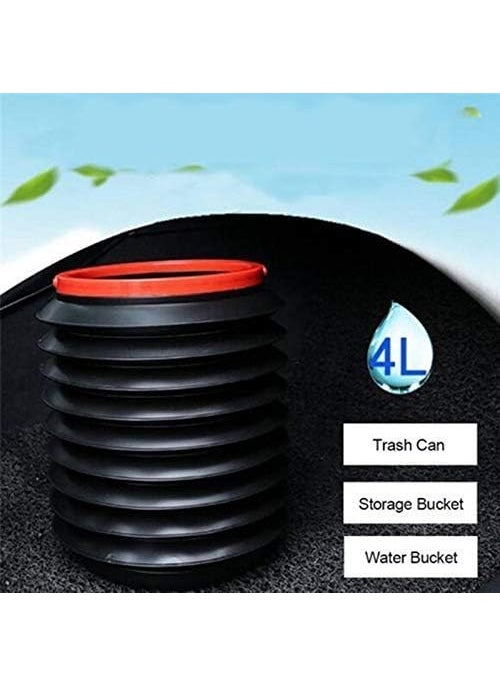 JAY VAVERIYA SALES - Jay Vaveriya Sales Multifunction Foldable Car Handy Bucket Magic Container Trash Bin Storage Collapsible Durable Boot Organizer Camping Bucket 1Pcs - Image 1