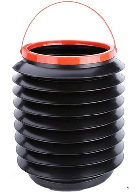 JAY VAVERIYA SALES Jay Vaveriya Sales Multifunction Foldable Car Handy Bucket Magic Container Trash Bin Storage Collapsible Durable Boot Organizer Camping Bucket 1Pcs  - Image 1