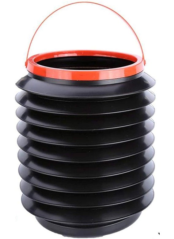 Jay Vaveriya Sales Multifunction Foldable Car Handy Bucket Magic Container Trash Bin Storage Collapsible Durable Boot Organizer Camping Bucket 1Pcs