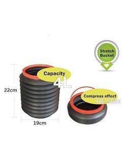 JAY VAVERIYA SALES Jay Vaveriya Sales Multifunction Foldable Car Handy Bucket Magic Container Trash Bin Storage Collapsible Durable Boot Organizer Camping Bucket 1Pcs  - Image 2
