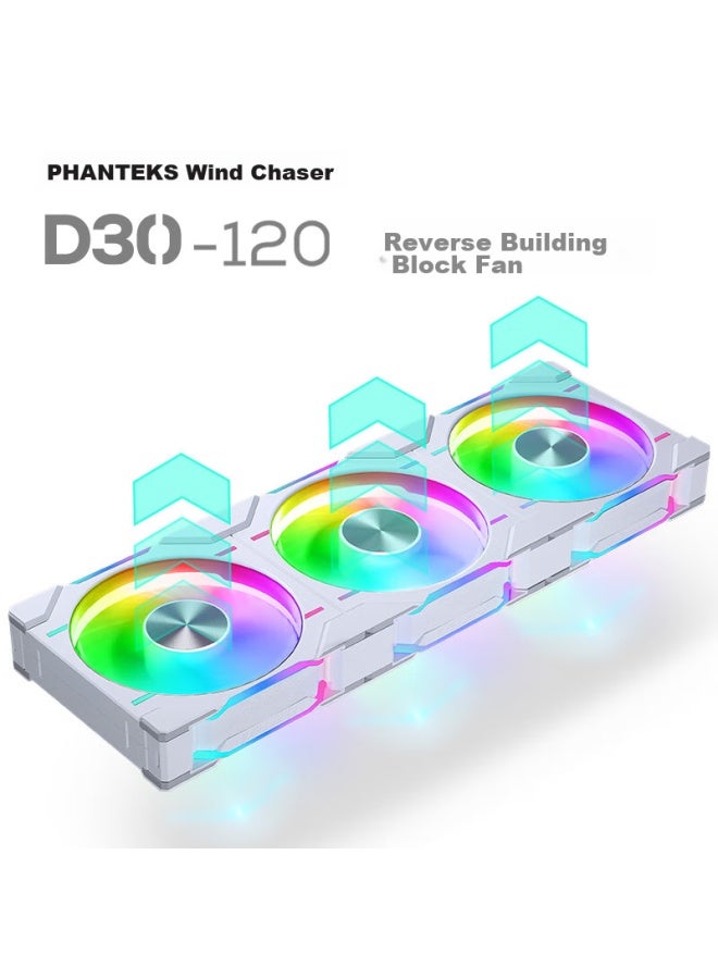 Phanteks D30 Building Block Edition Anti-leaf 12cm Case Water Cooling Radiator Argb Temperature Control Fan - Image 1