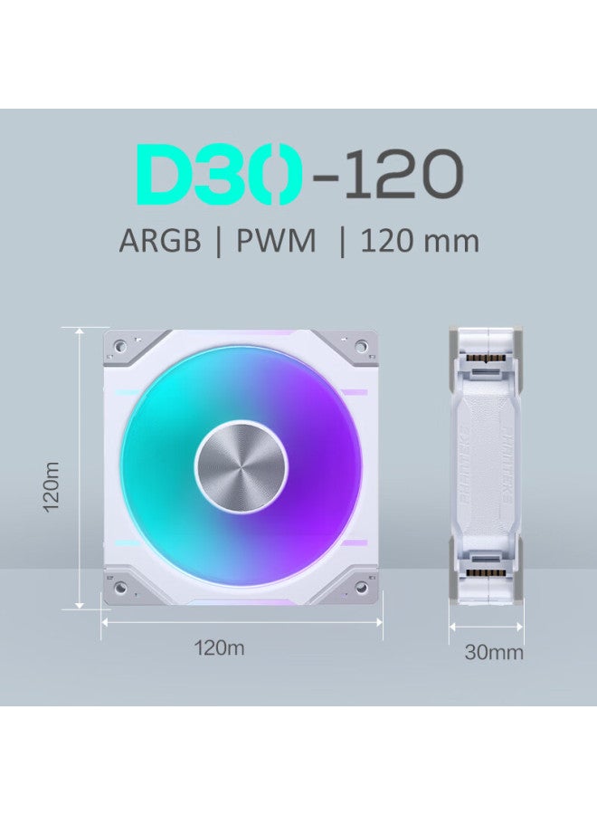 Phanteks D30 Building Block Edition Anti-leaf 12cm Case Water Cooling Radiator Argb Temperature Control Fan - Image 3