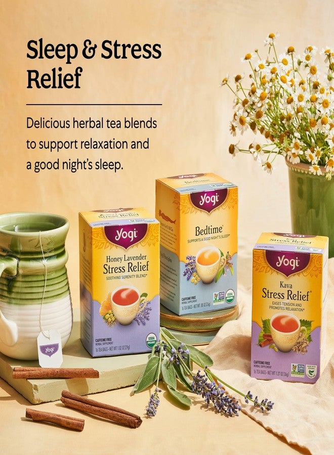 Yogi Tea Bedtime Tea - 16 Tea Bags per Pack (4 Packs) - Chamomile & Passionflower Herbal Tea Blend - Tea to Support a Good Night's Sleep - Includes Lavender, Licorice Root, Spearmint & Cardamom - Image 5
